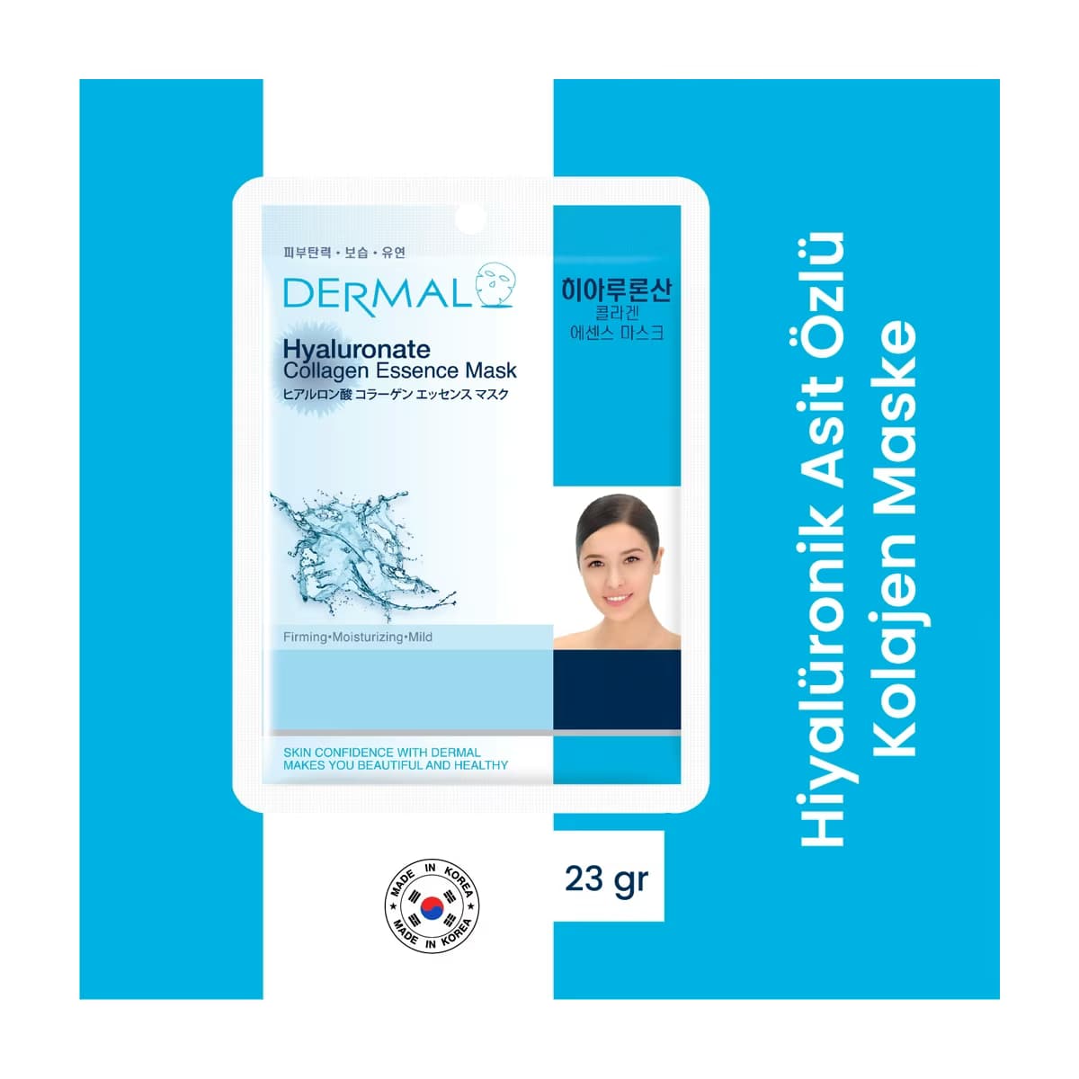 Dermal Hyalüronik Asit Kolajen Maskesi 23 gr - Gratis