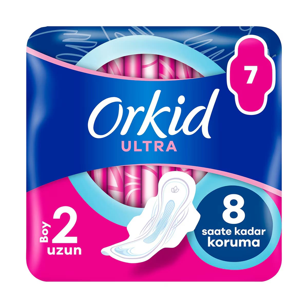 Orkid Hijyenik Ped Ultra Extra Uzun Tekli Paket 7 Adet