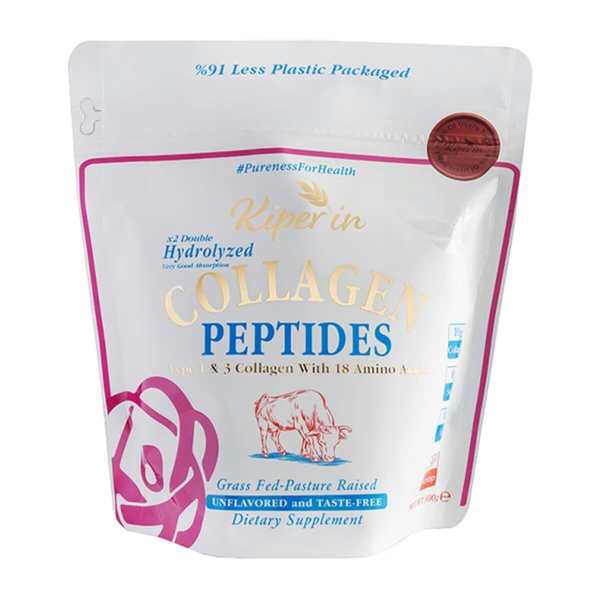 Kiperin %100 Saf & Doğal Çift Hidrolize Kolajen 300g