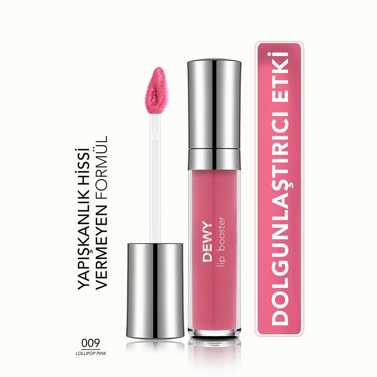 Flormar Dewy Lip Booster Dudak Parlatıcısı 09 Lollipop Pink