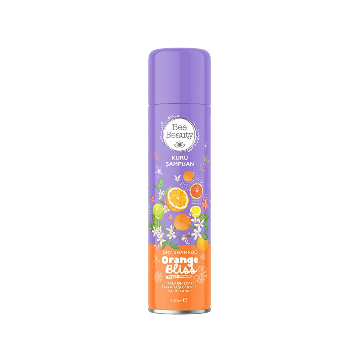 Bee Beauty Kuru Şampuan Orange Bliss Extra Volume 200 ml - Gratis