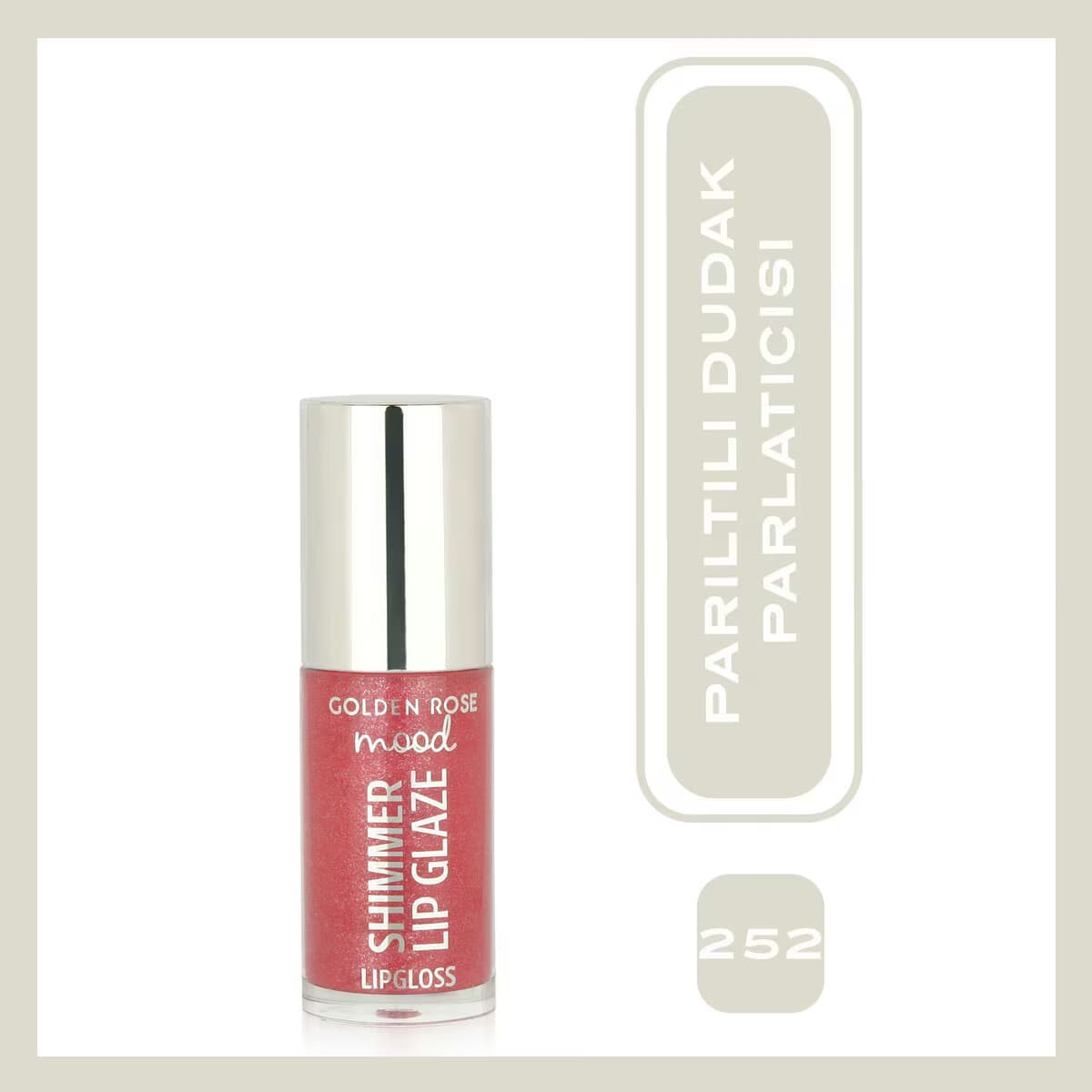 Golden Rose Mood Shimmer Dudak Parlatıcısı No: 252 Peach Fizz