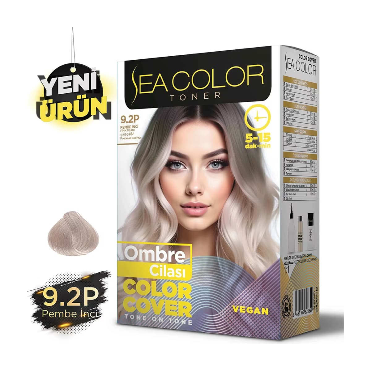 Sea Color Toner Ombre Cilası 9.2P Pembe İnci - Gratis