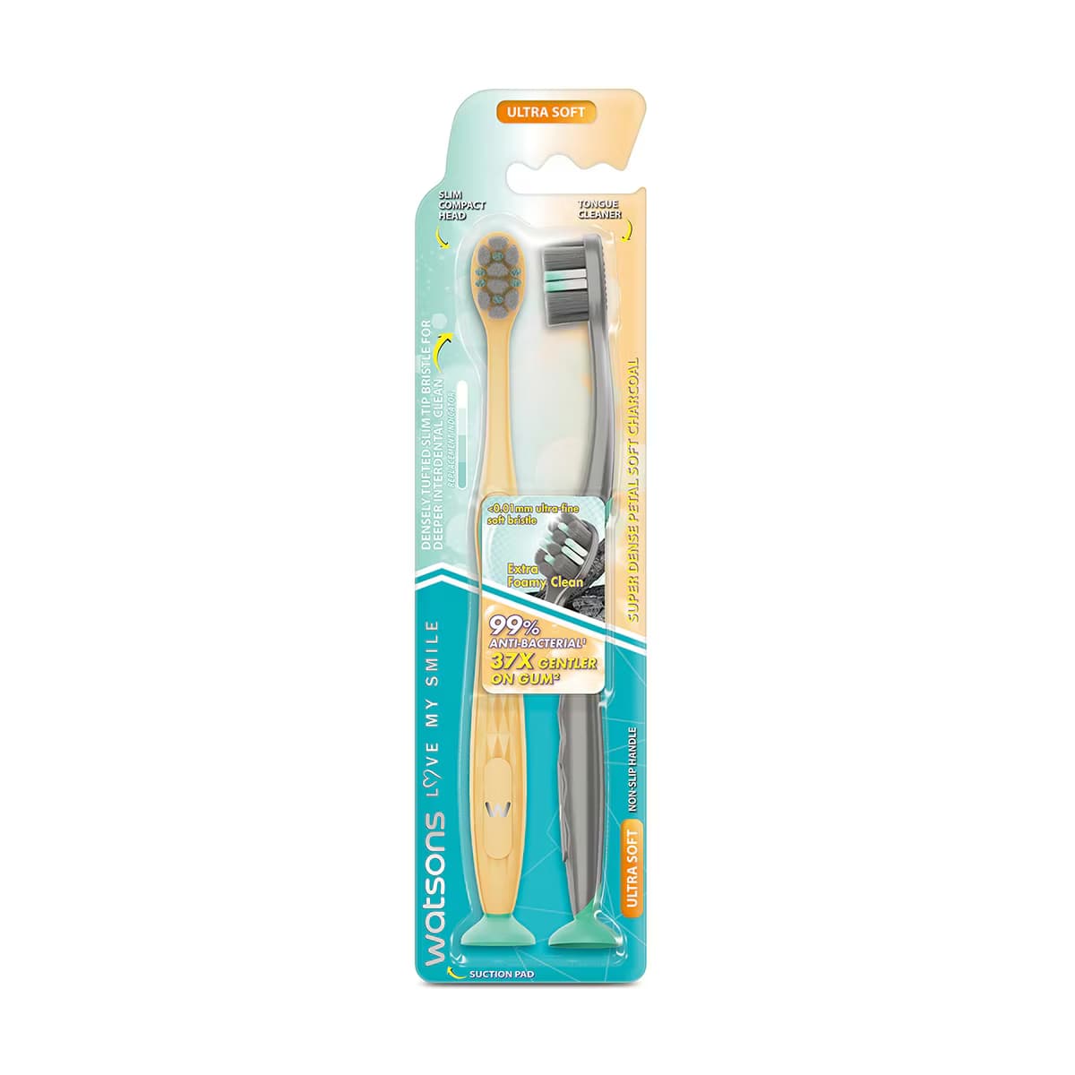 Watsons Super Dense Yumuşak Kömür Diş Fırçası 2'li