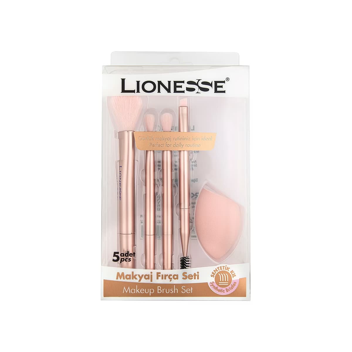 Lionesse Makyaj Fırça Seti 1080 - Gratis