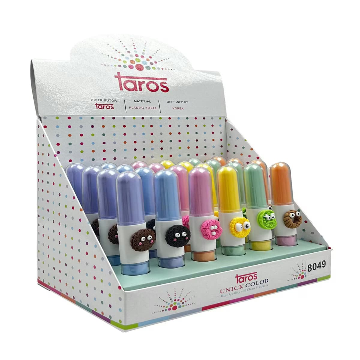Taros Unick Color Bisküvi Elips Fosforlu Kalem