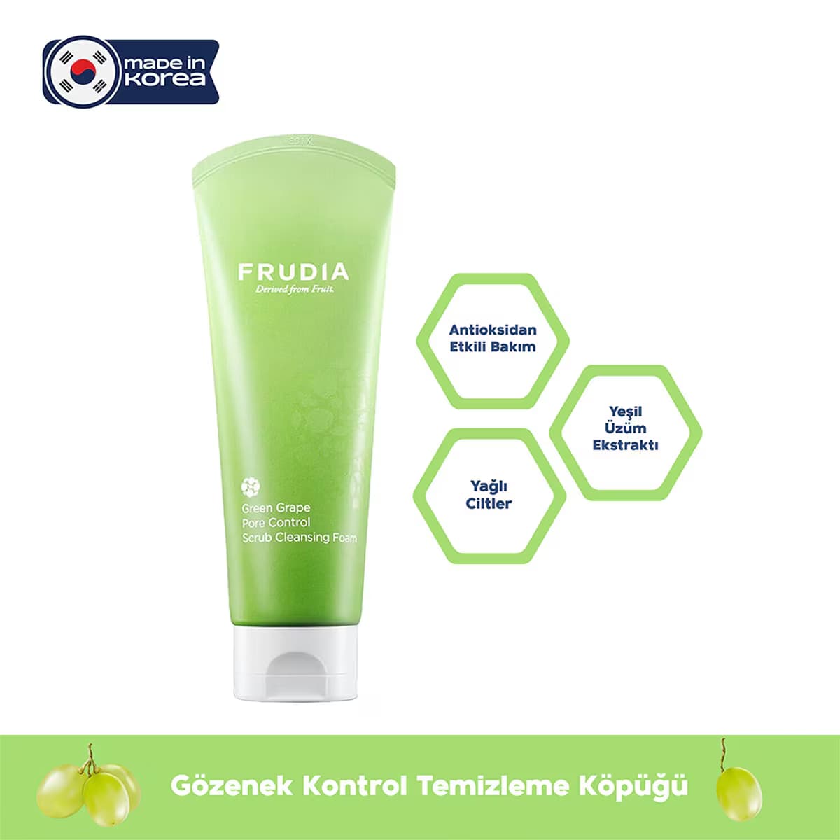 Frudia Green Grape Köpük Gözenek Kontrol Temizleyici 145 ml