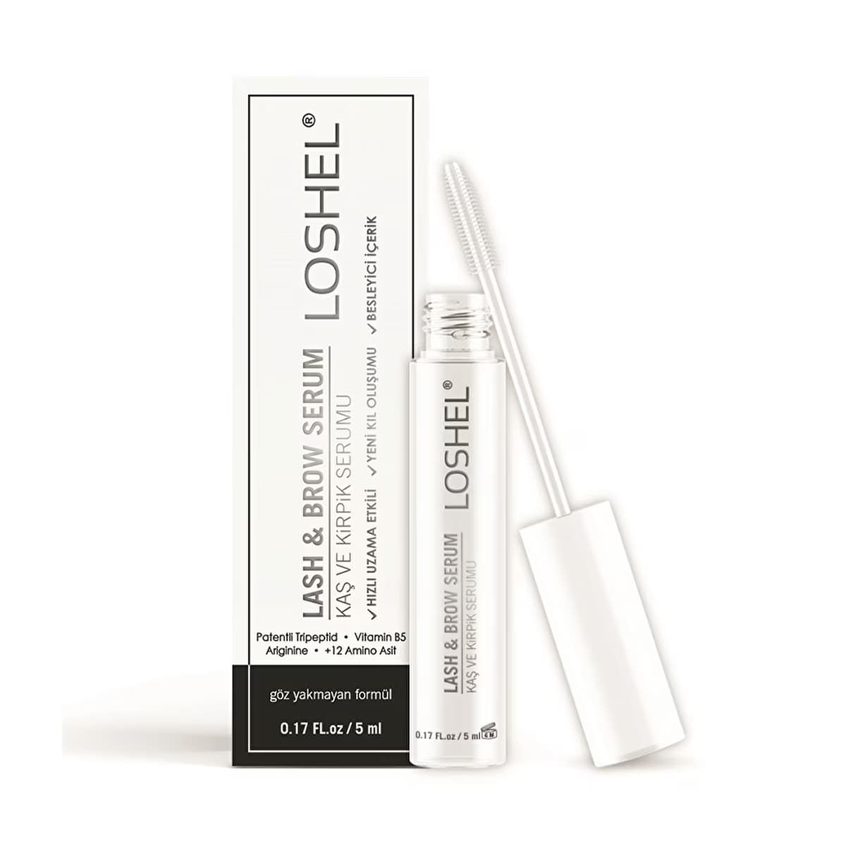 Loshel Lash & Brow Serum Kaş ve Kirpik Serumu 5 ml - Gratis