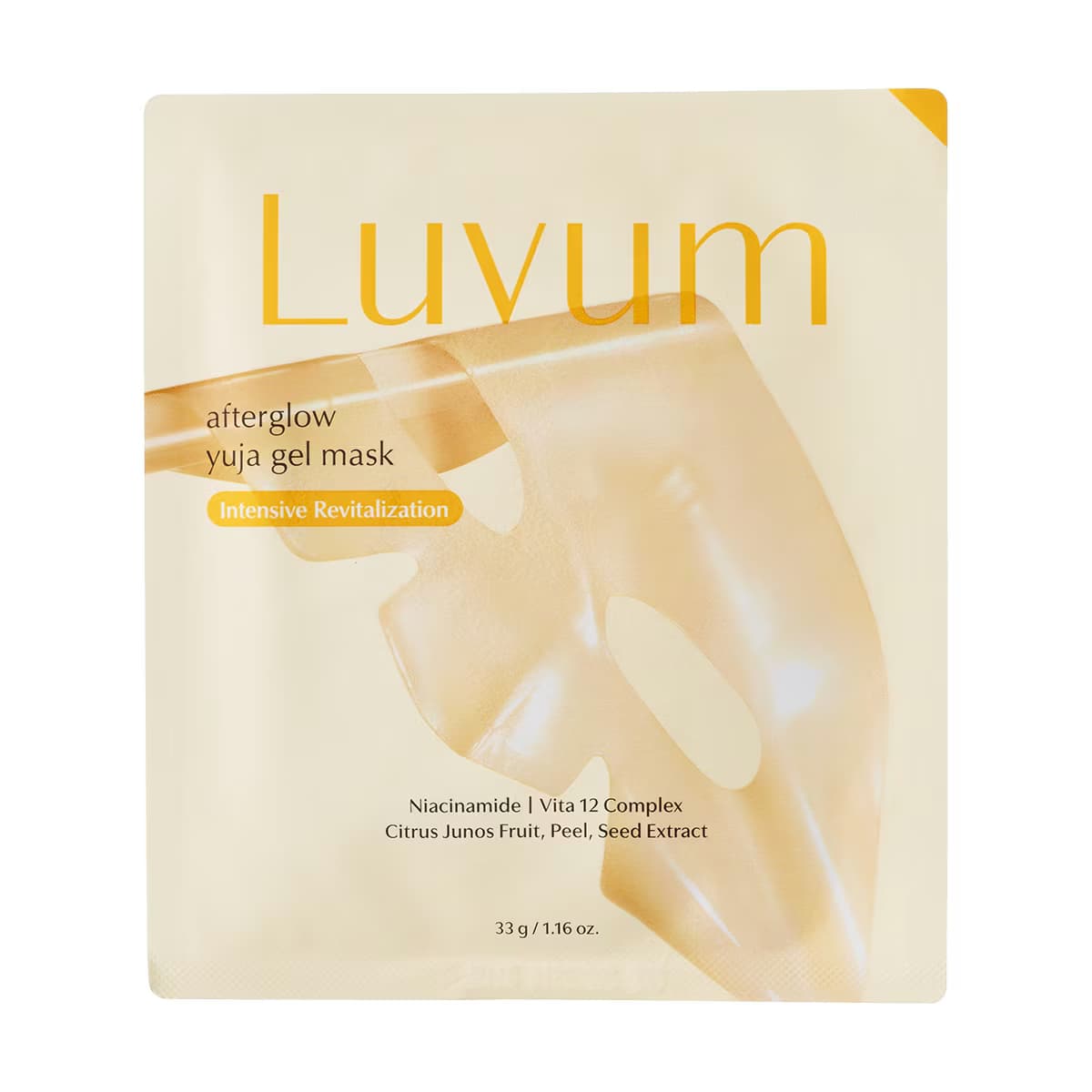 Luvum Afterglow Yuja Şeffaflaşan Jel Maske 33 g