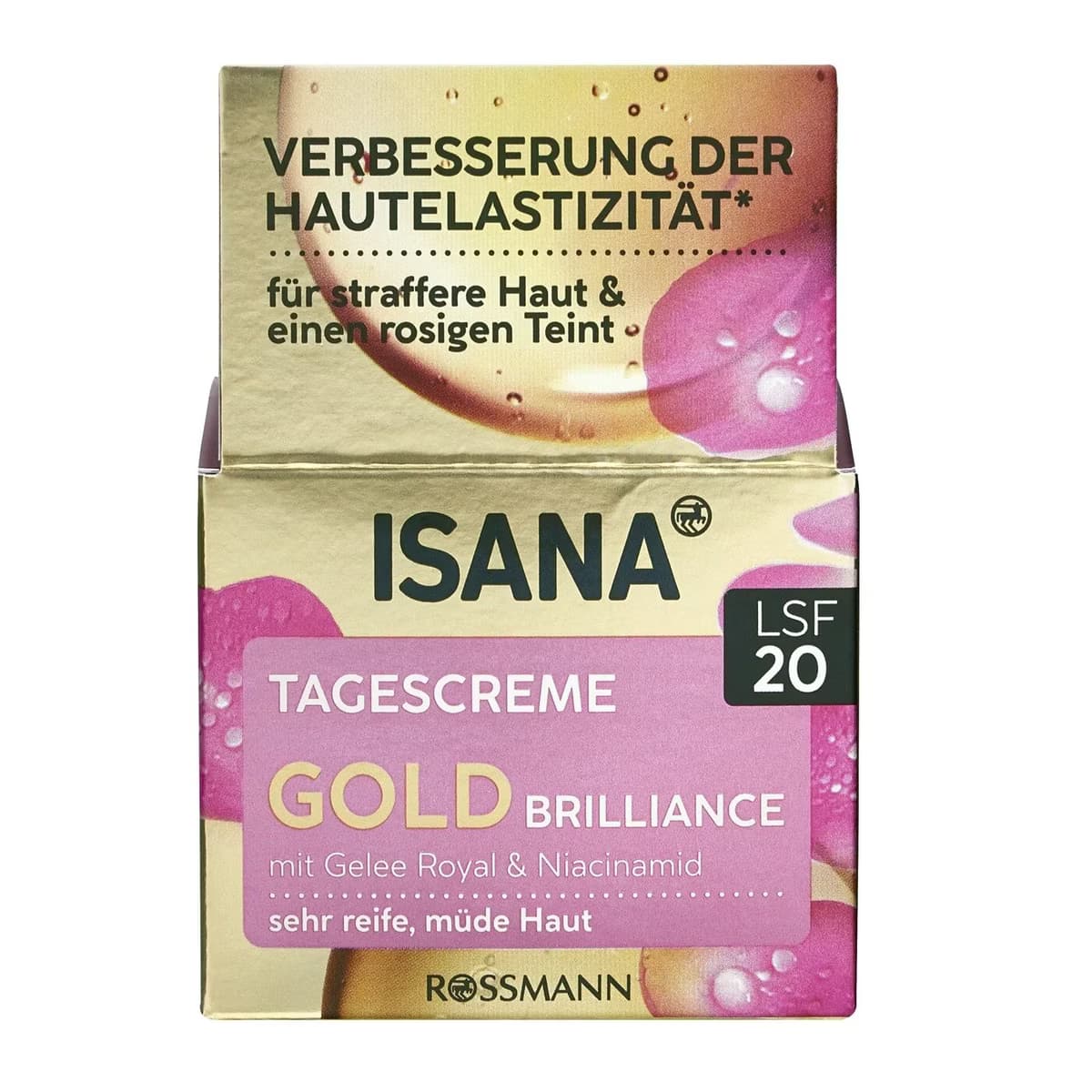 Isana Gold Brilliance Gündüz Kremi Yoğun Bakım-SPF20 50 ml