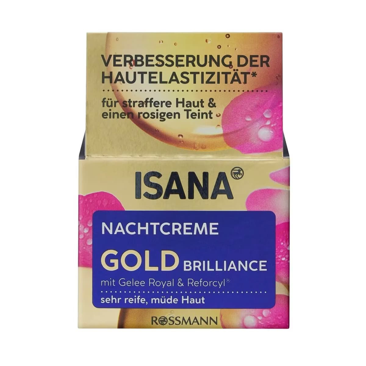 Isana Gold Brilliance Gece Kremi Yoğun Bakım Etkili 50 ml