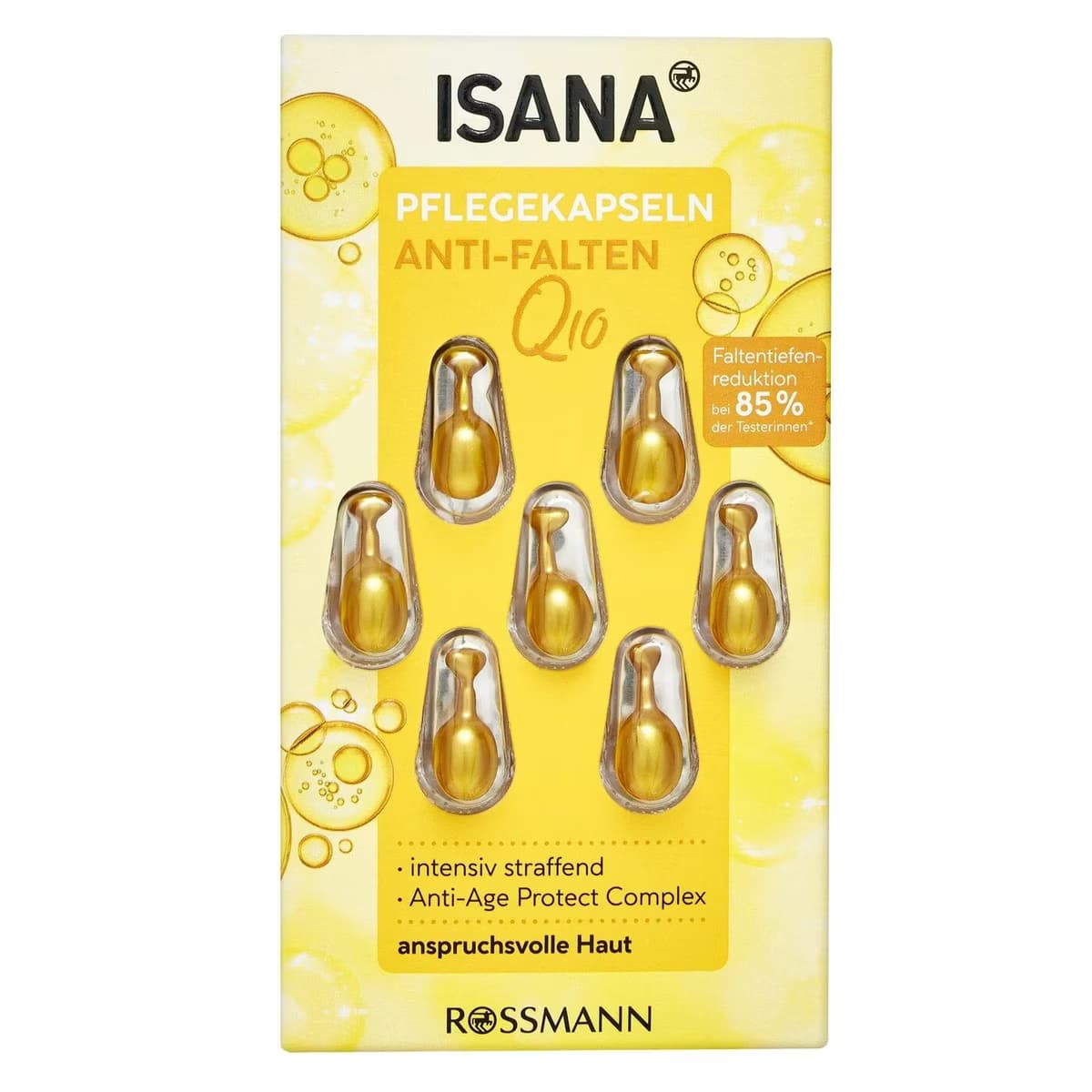 Isana Kapsül Serum Q10 Kırışıklık Önleyici 7x0,38 ml