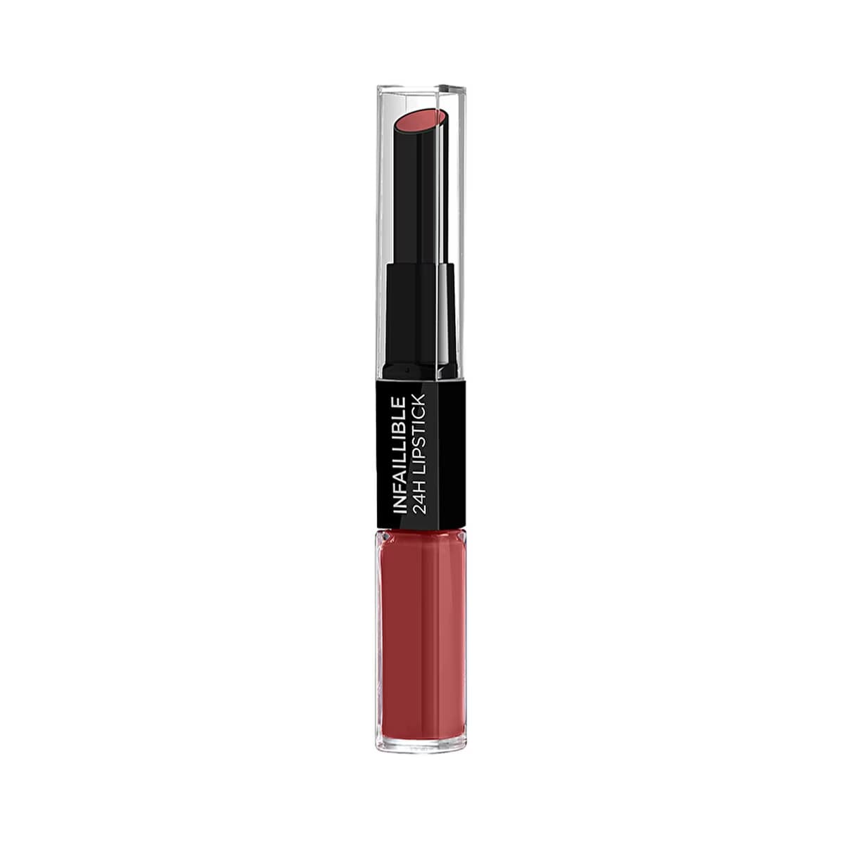 Loreal Paris Infaillible 2-Step 24 Saat Kalıcı Likit Ruj & Balm 801 Toujours Toffee - Gratis
