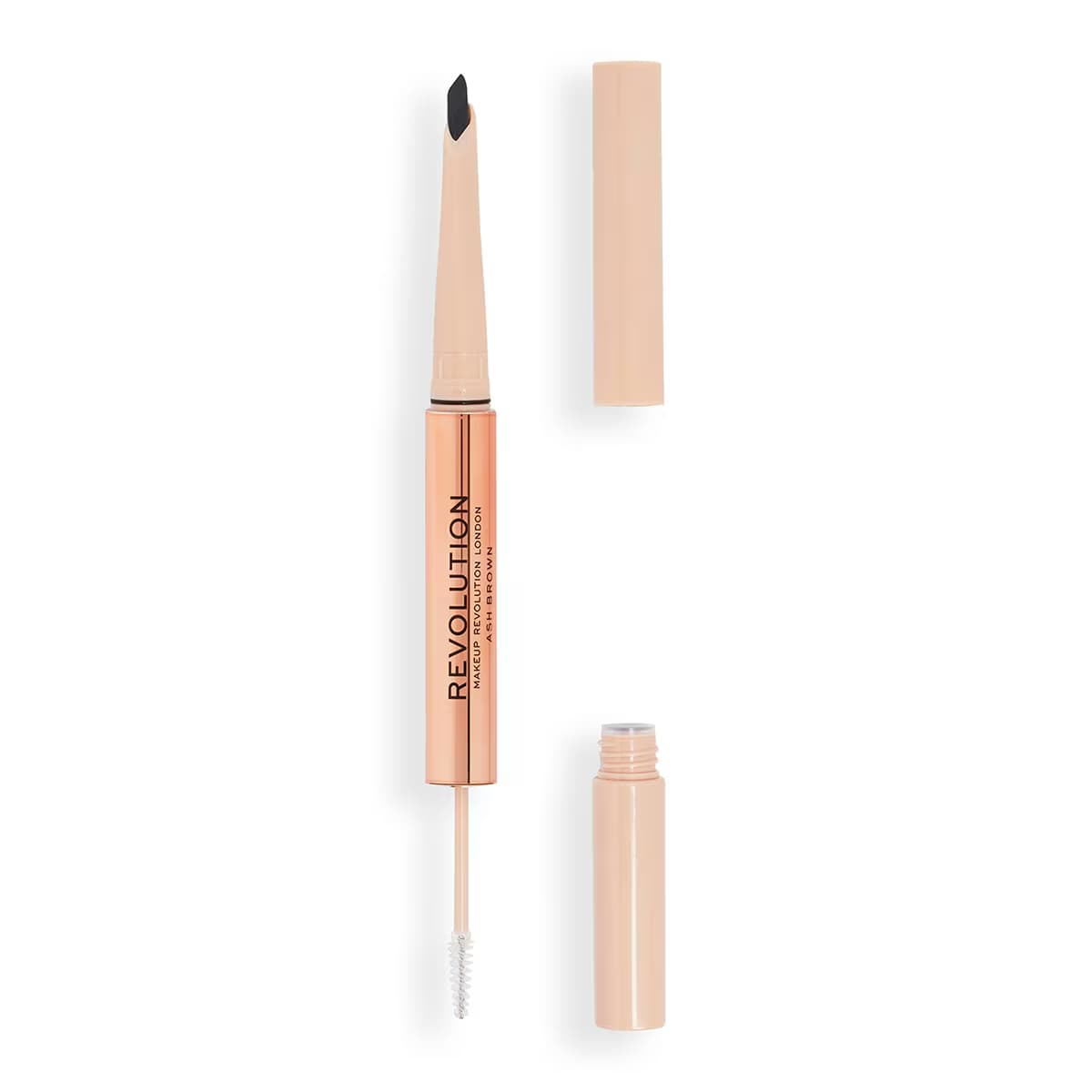 Revolution Fluffy Brow Duo Kaş Kalemi ve Kaş Maskarası Ash Brown