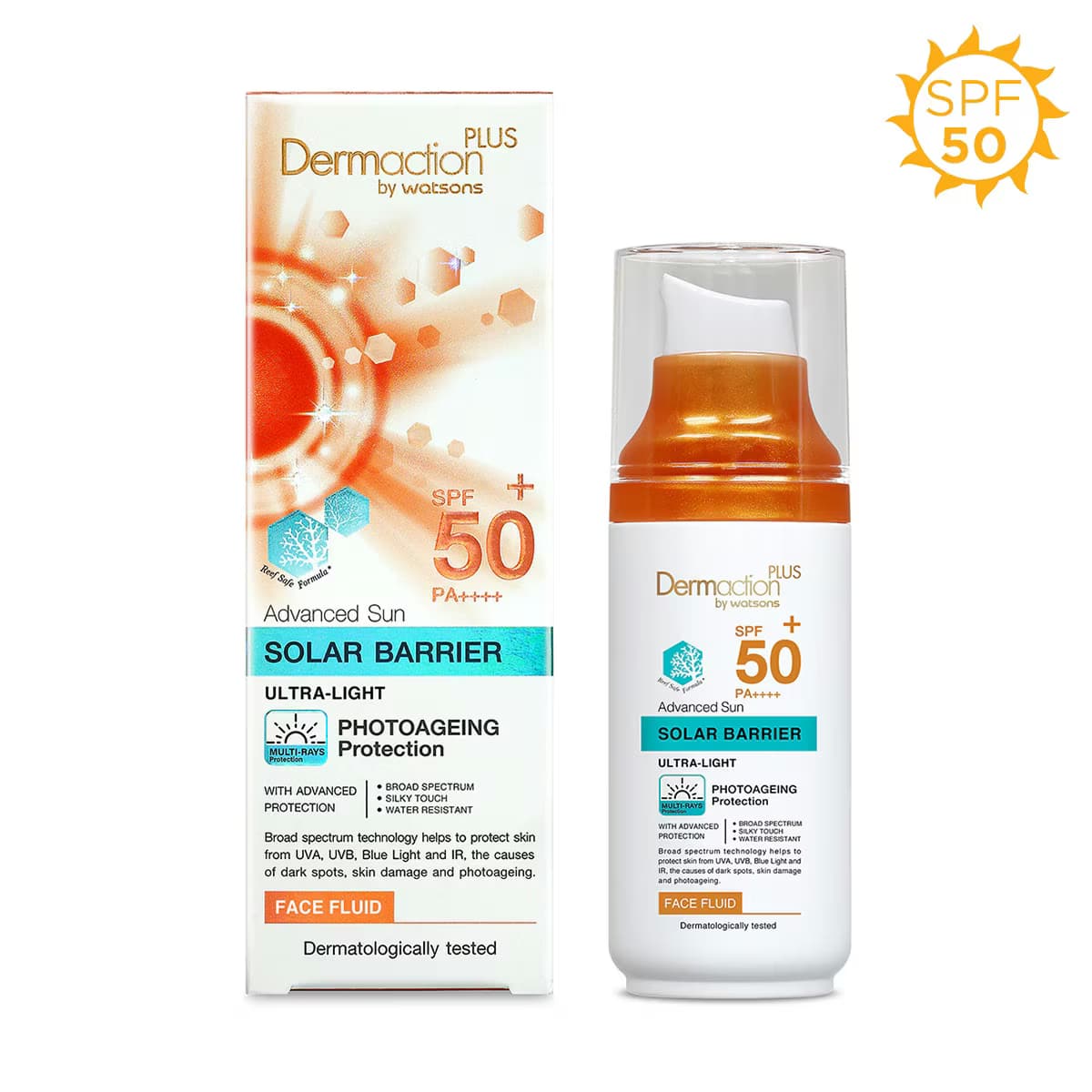 Dermaction Plus By Watsons Güneş Yüz Kremi Spf50 50 ml