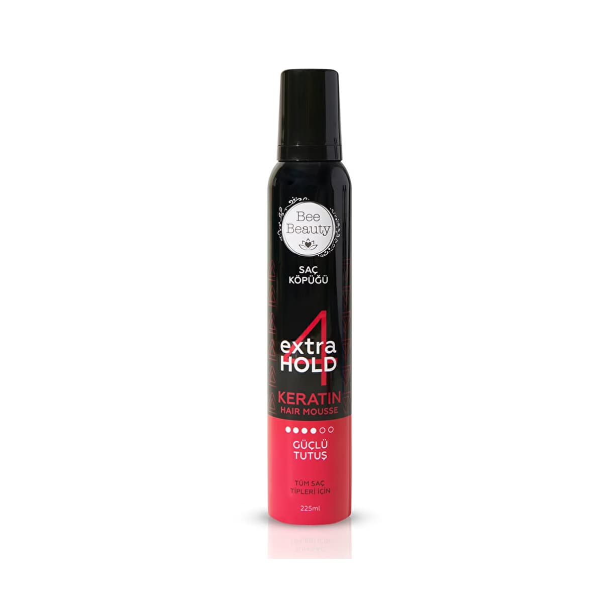 Bee Beauty Keratin Güçlü Tutuş Saç Köpüğü 225 ml - Gratis