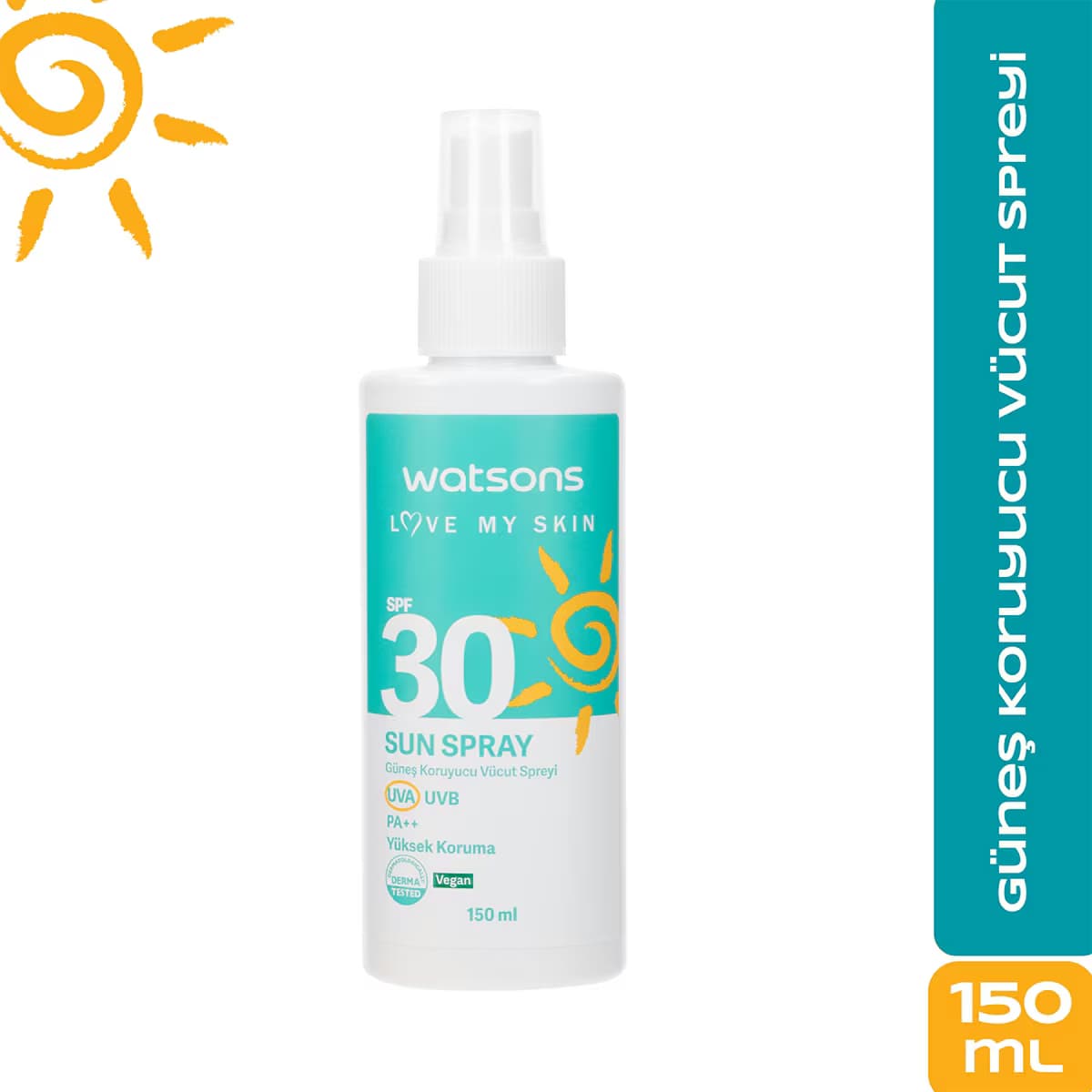 Watsons Vücut Güneş Koruyucu Sprey SPF30 150 ml