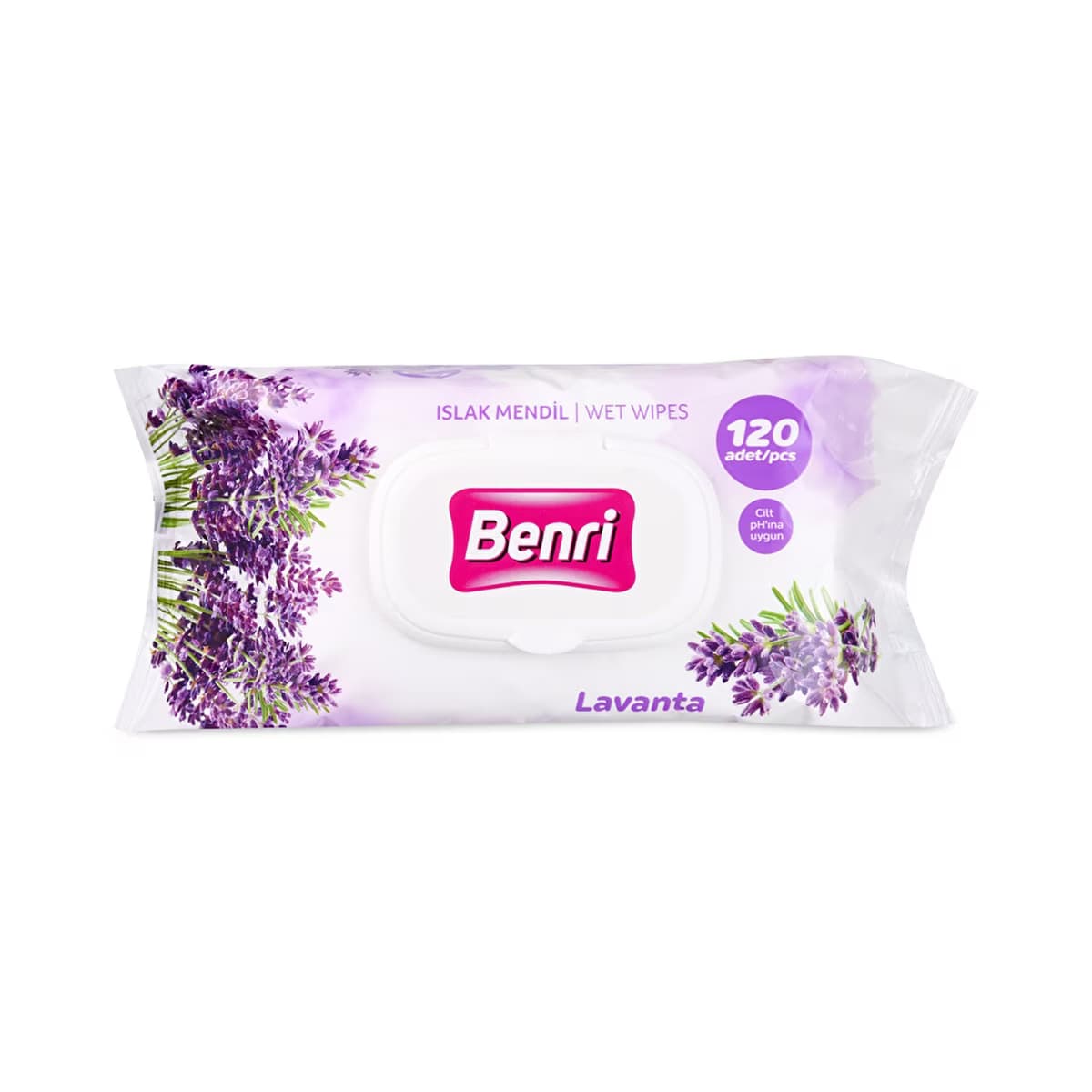 Benrı Islak Mendil Lavanta 120'li - Gratis