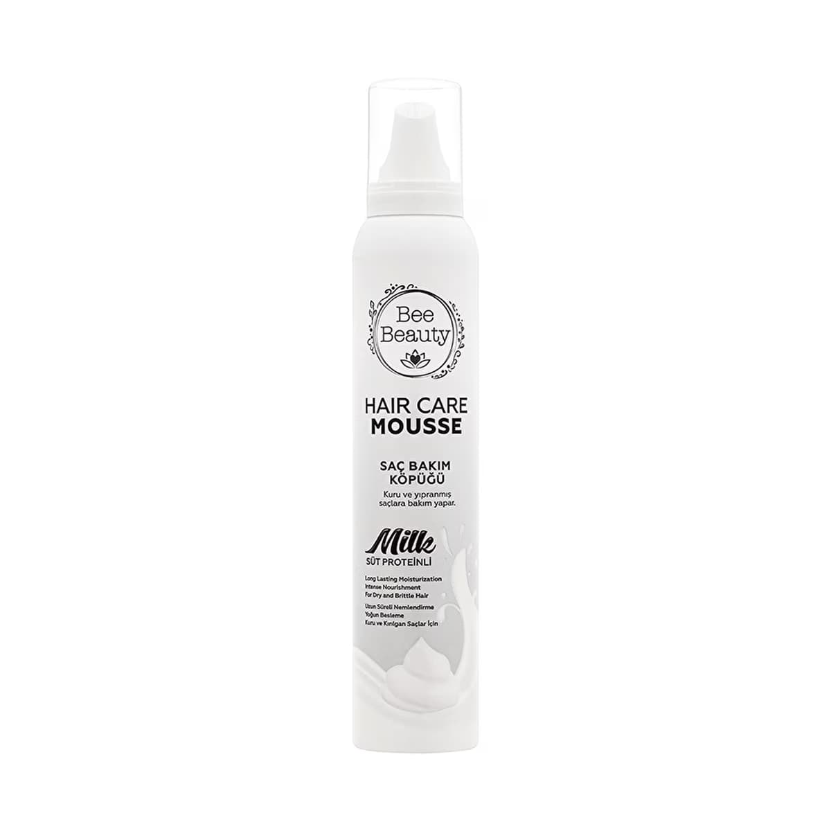 Bee Beauty Milk Plus Saç Bakım Köpüğü Süt Proteini 200 ml - Gratis