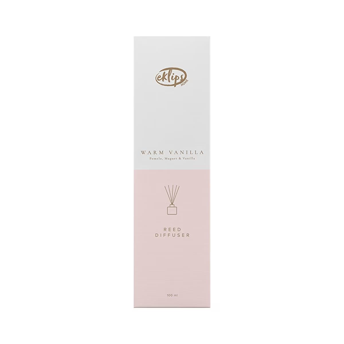 Eklips Reed Diffuser Warm Vanilla Çubuklu Oda Kokusu 100 ml - Gratis