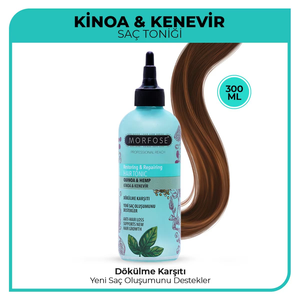 Morfose Saç Toniği Kinoa&Kenevir 300 ml