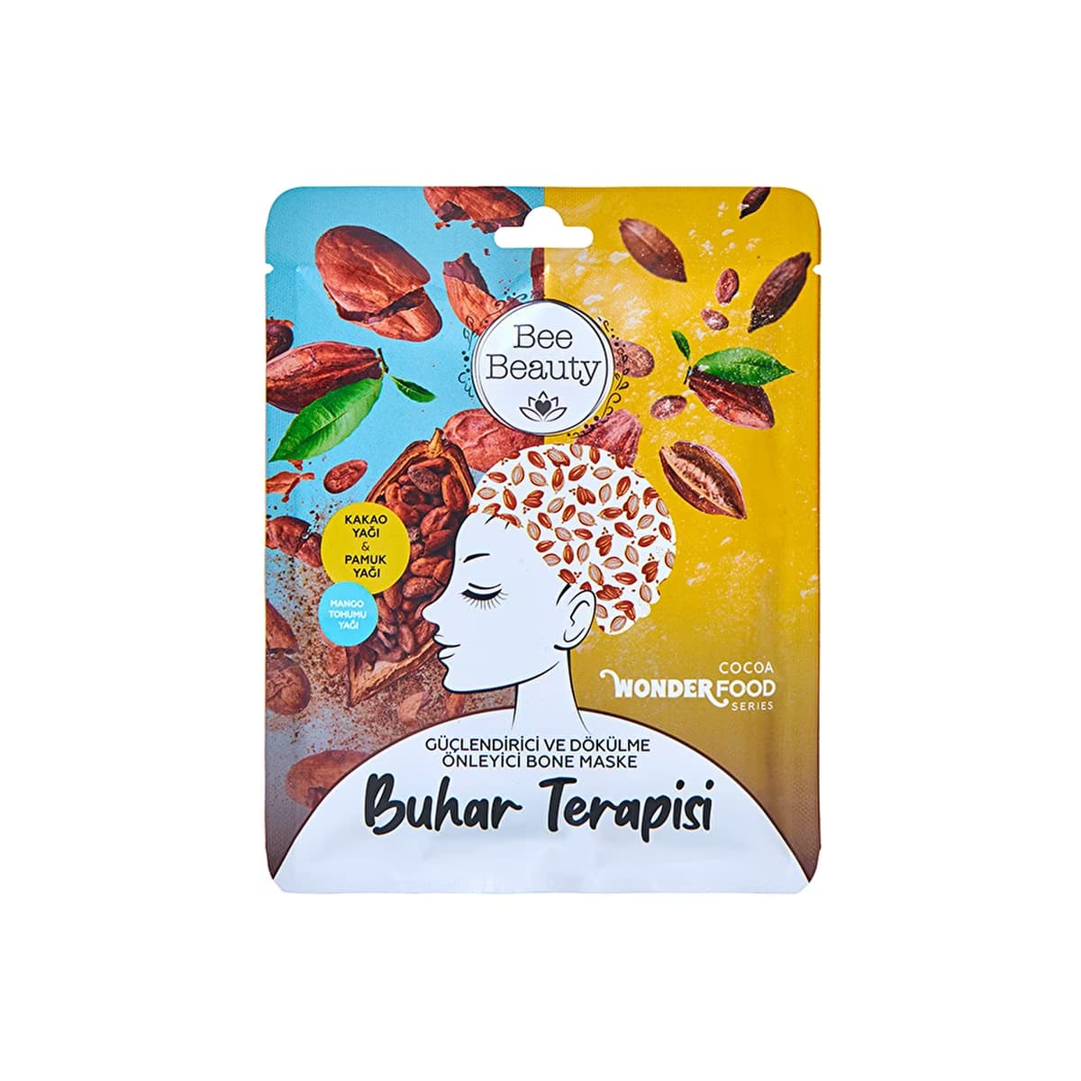 Bee Beauty Wonder Food Kakao Buhar Terapisi Güçlendirici ve Dökülme Önleyici Bone Maske - Gratis
