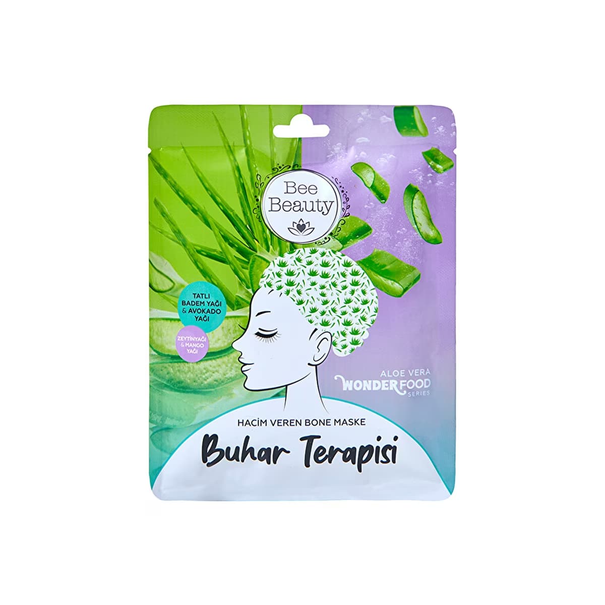Bee Beauty Wonder Food Aloe Vera Buhar Terapisi Hacim Veren Bone Maske - Gratis