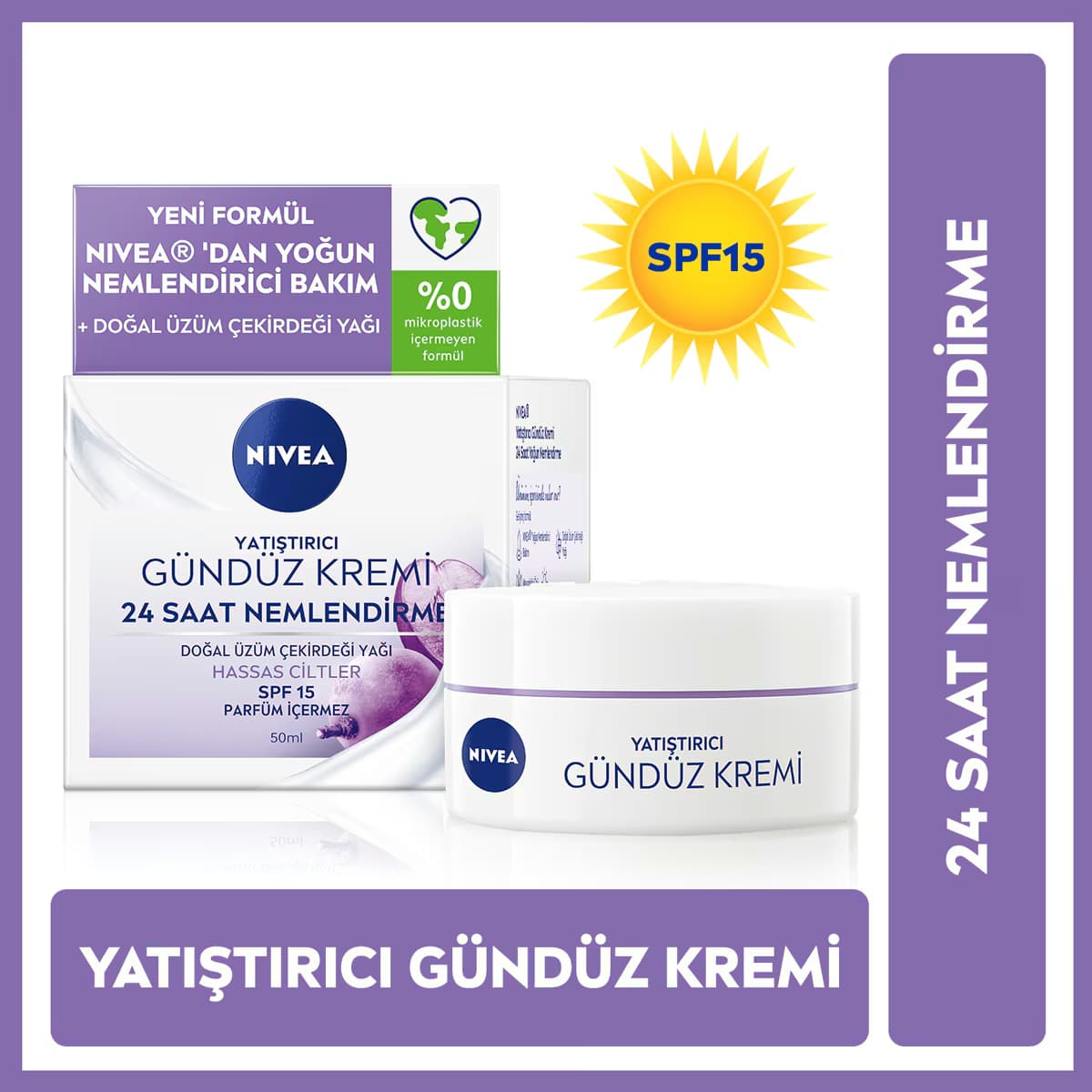 Nivea Visage Yatıştırıcı Gündüz Bakım Kremi 50 ml