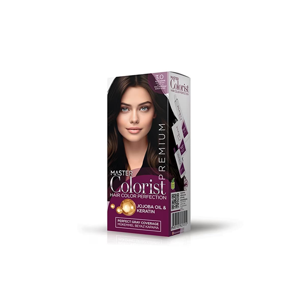 Master Colorist Premium Krem Saç Boyası 3.0 Koyu Kahve - Gratis