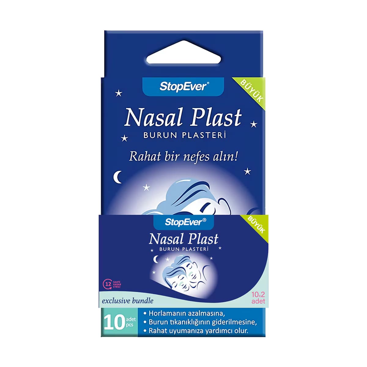 Stopever Nasal Plast Büyük Boy 20'li