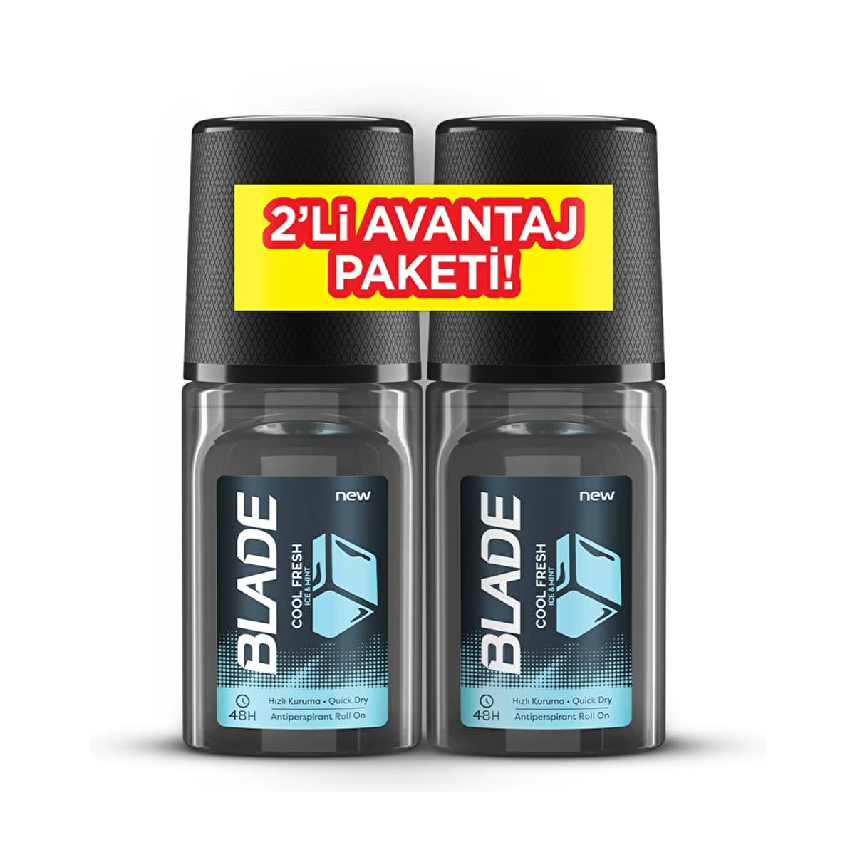 Blade Cool Fresh Erkek Deodorant Roll-On 2 x 50 ml - Gratis