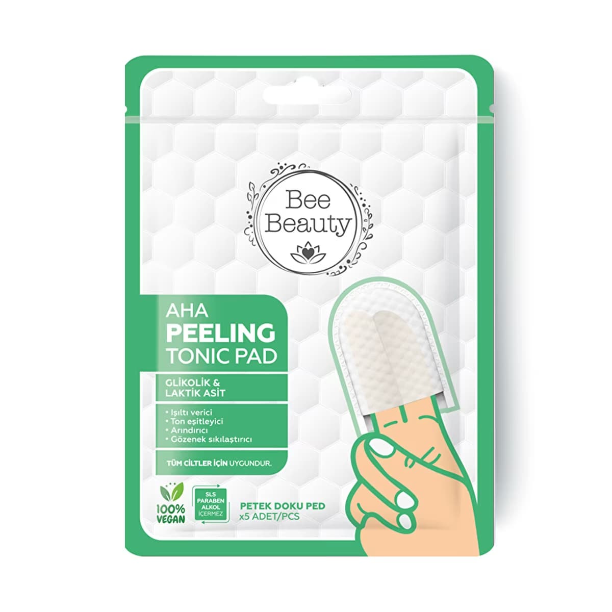 Bee Beauty AHA Peeling Tonik Ped 5'li - Gratis