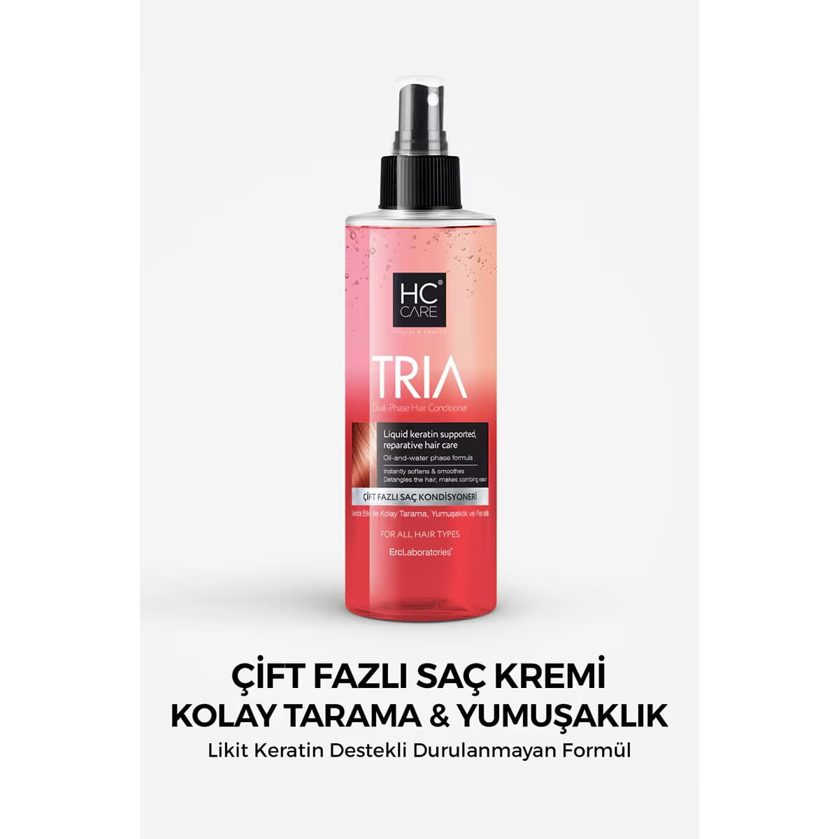 HC Care Tria Keratin Destekli Tarama Spreyi 150 ml