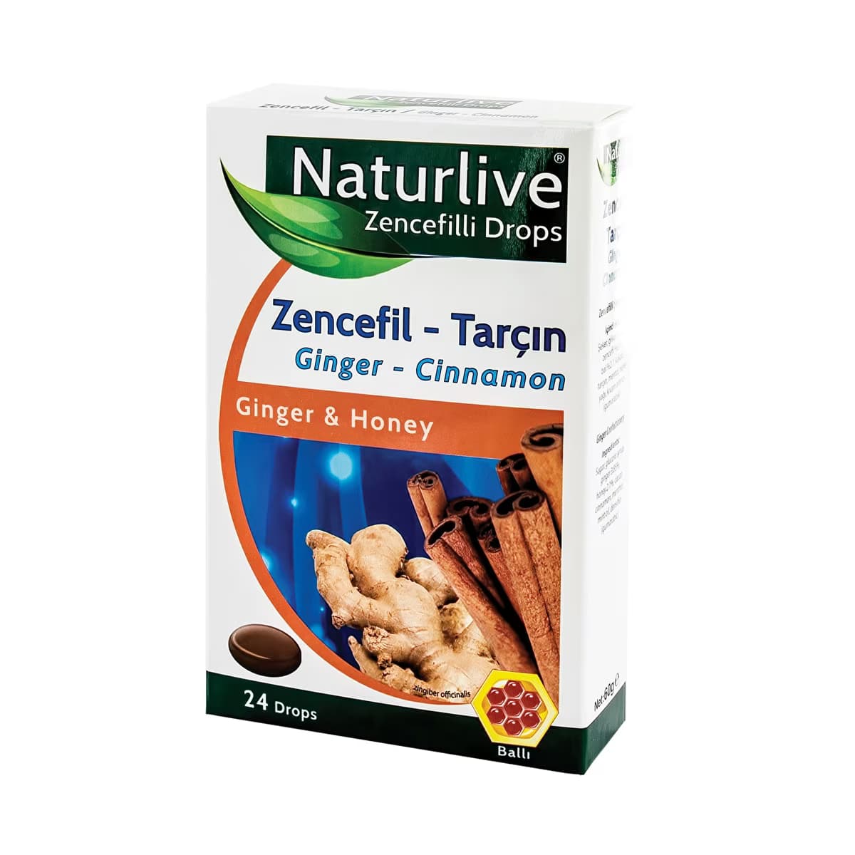 Naturlive Zencefil Tarçın 24 Şekerleme - Gratis