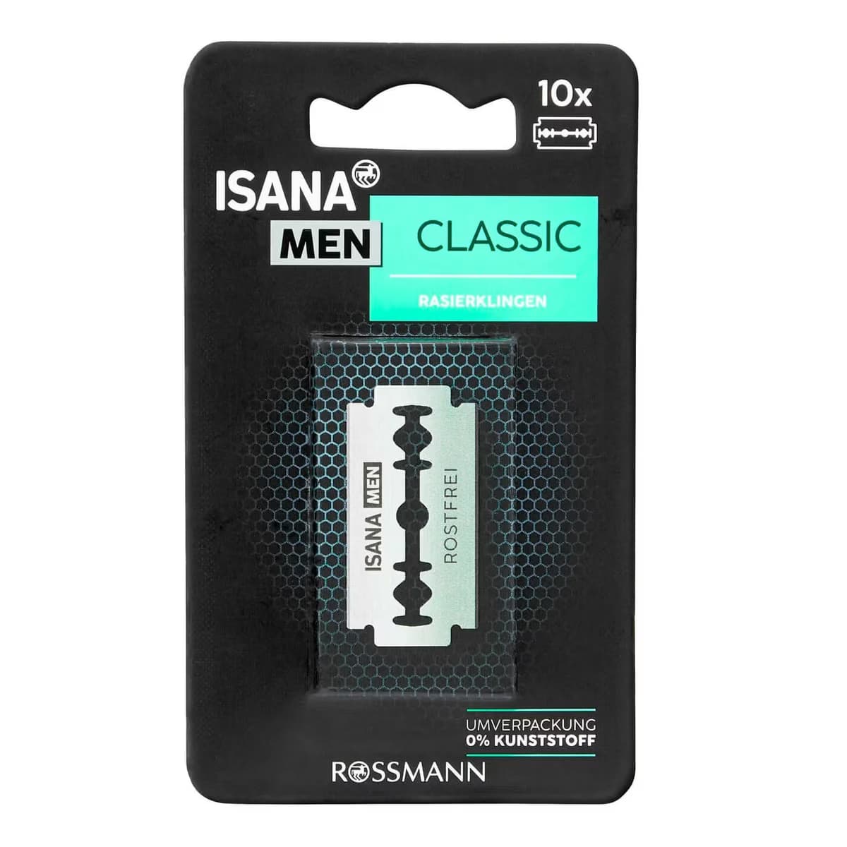 Isana Men Paslanmaz Krom Kaplamalı Tıraş Jileti 10'lu