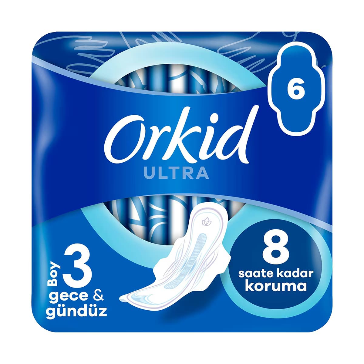 Orkid Ultra Hijyenik Ped Gece Extra Tekli 6 Adet