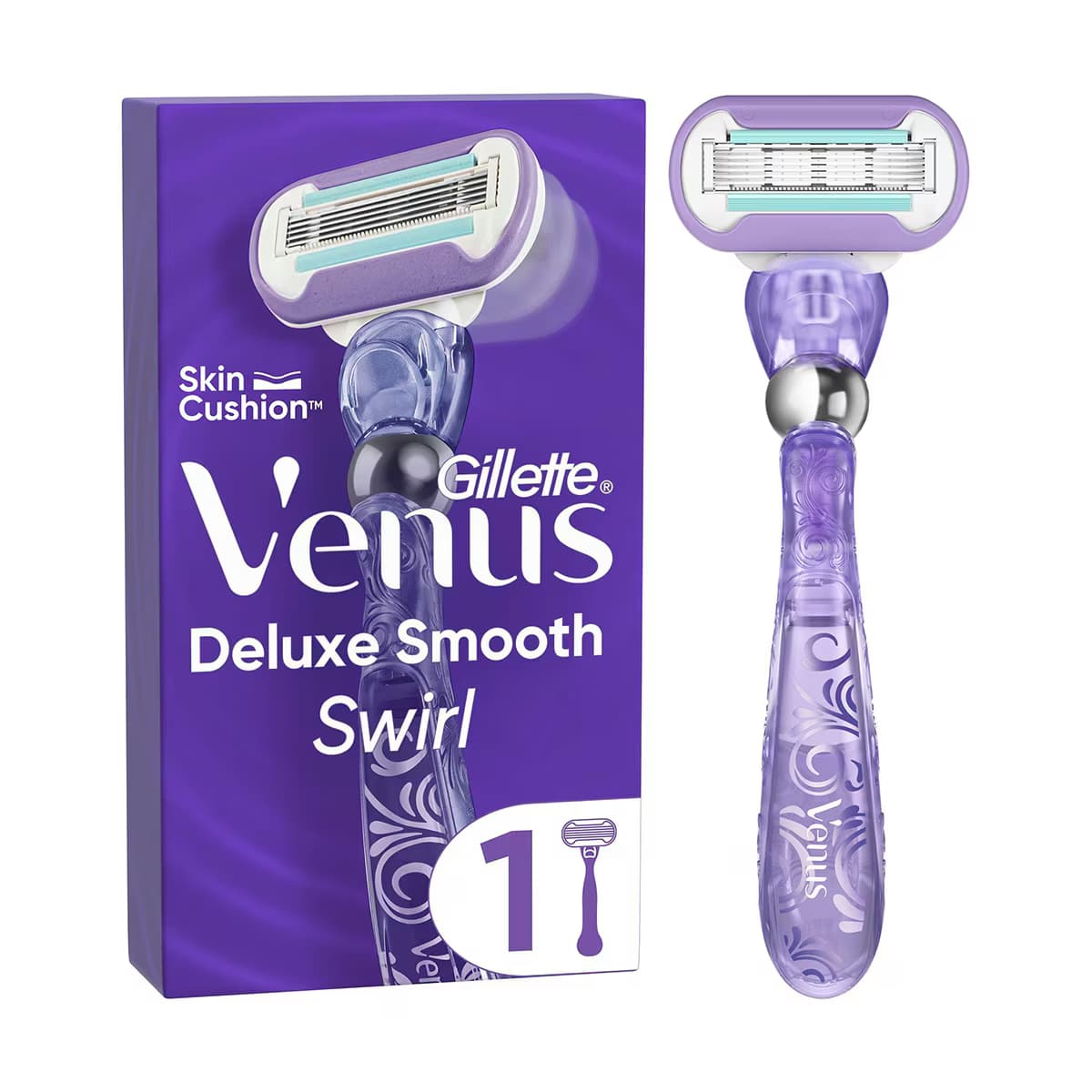 Gillette Venus Extra Smooth Swirl Tıraş Makinesi + Yedek Başlık
