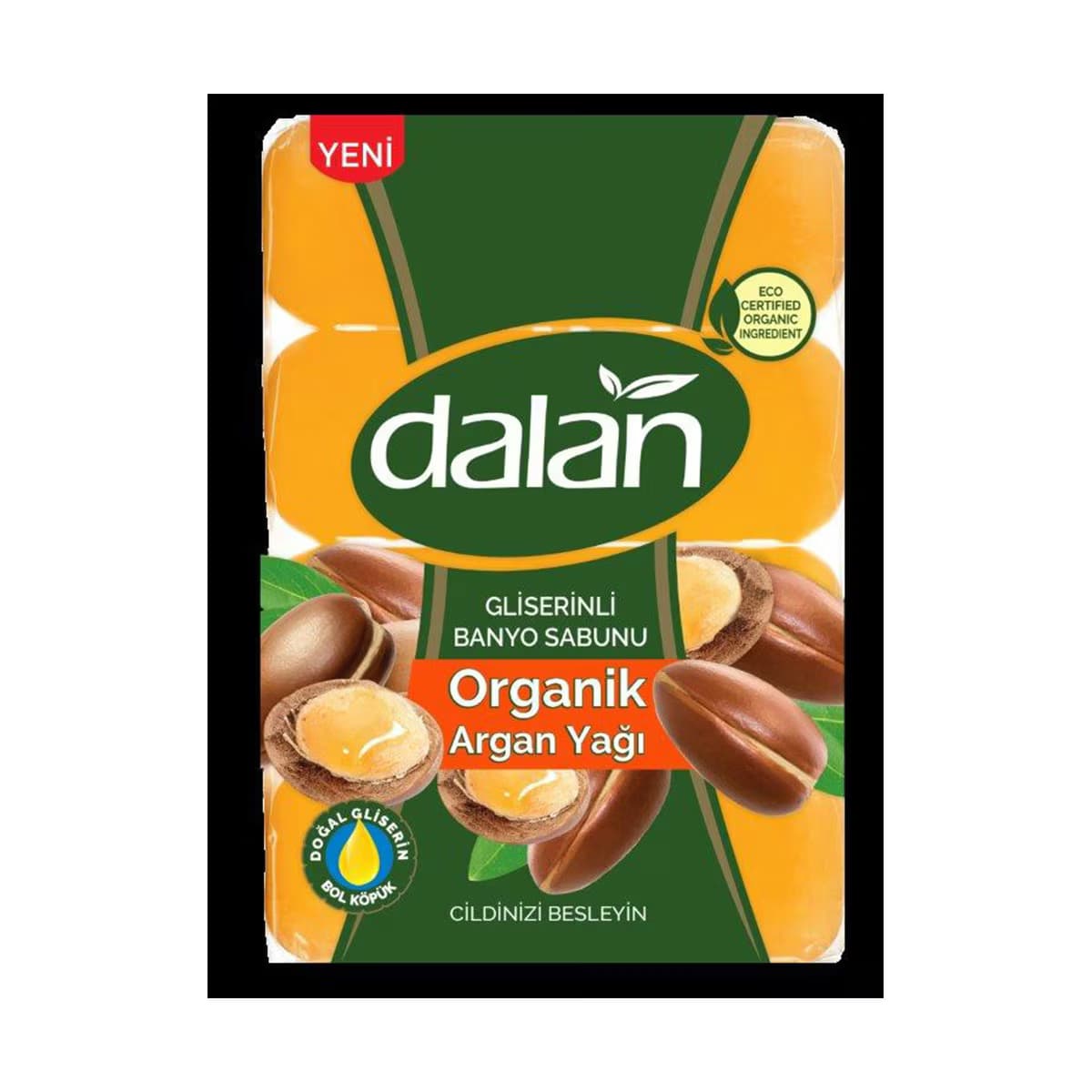 Dalan Banyo Sabunu Organik Argan Yağlı 4x150 g