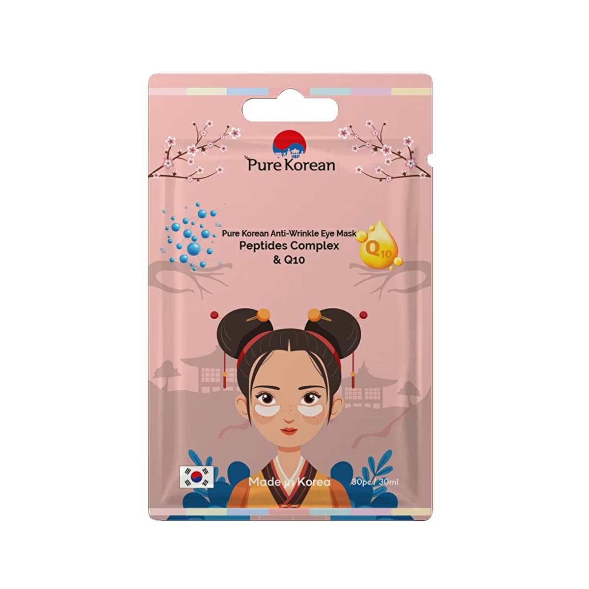 Pure Korean Anti-Wrinkle Göz Maskesi 30 ml (Peptides Complex & Q10) - Gratis