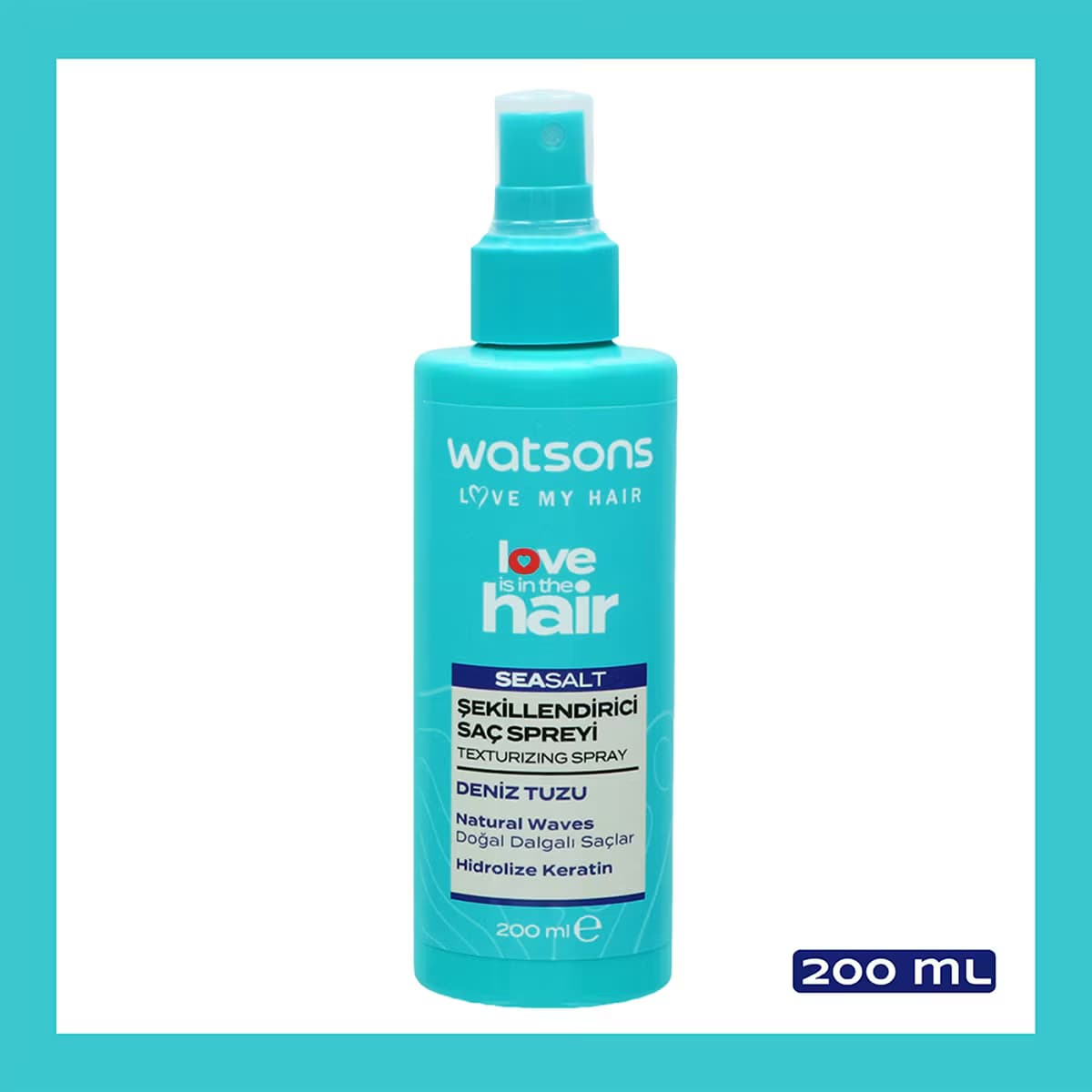 Watsons Love Is In The Hair Deniz Tuzu Şekillendirici Saç Spreyi 200 ml
