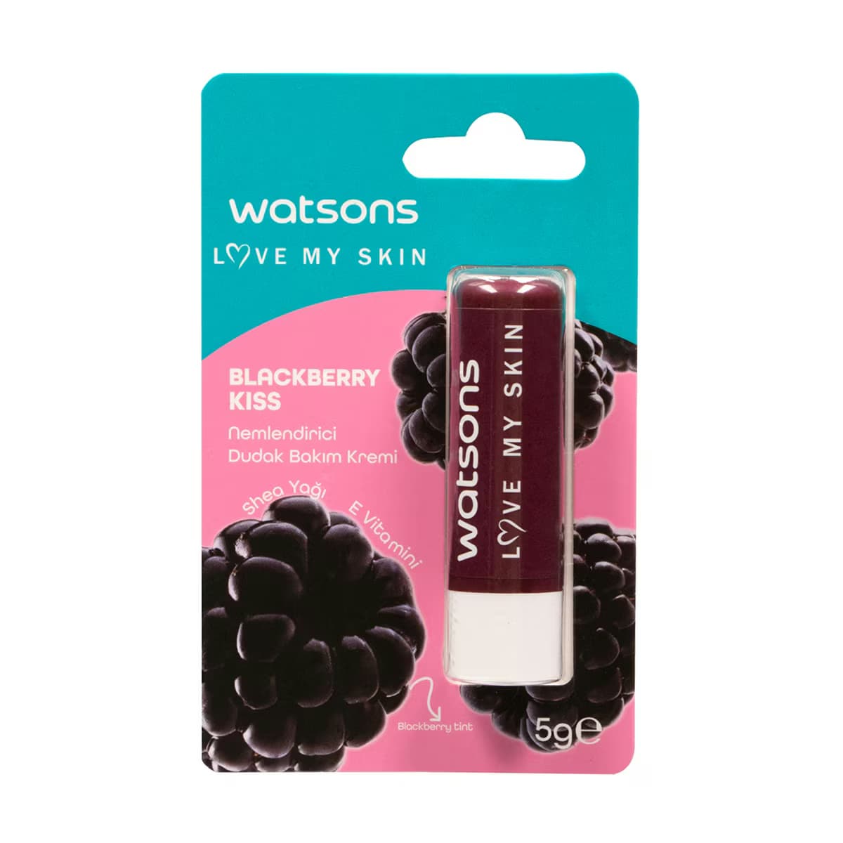 Watsons Dudak Bakım Kremi Blackberry Kiss 5 g