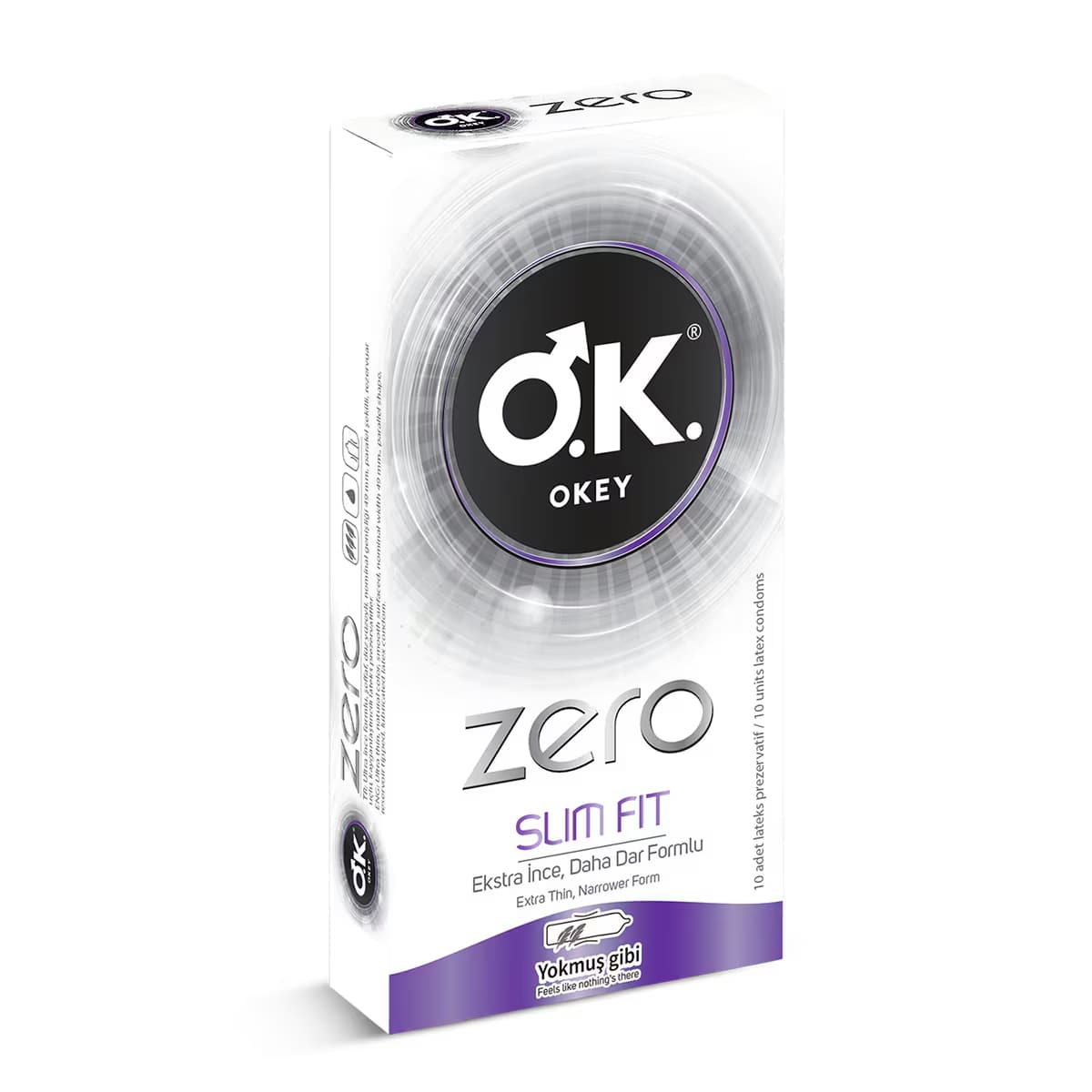 Okey Prezervatif Zero Slim Fit 10'lu