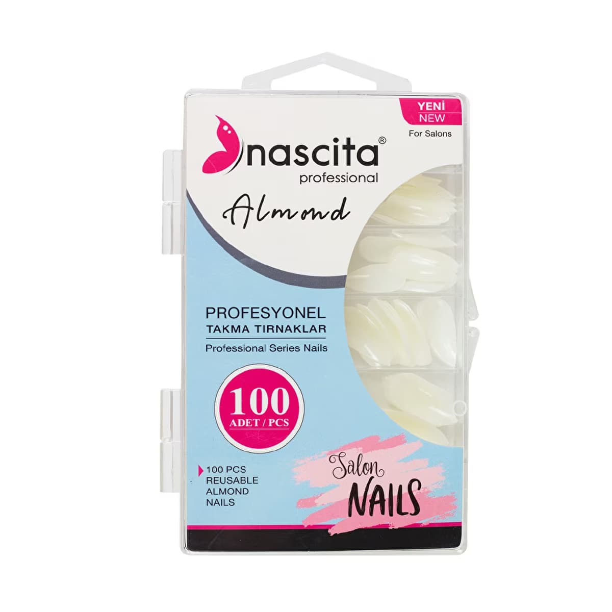 Nascita Takma Tırnak Almond 100'lü - Gratis
