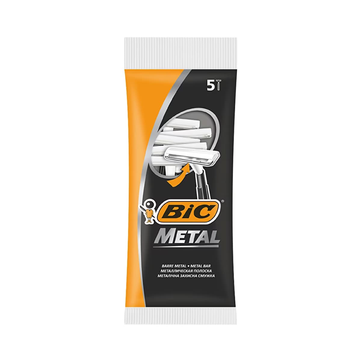 Bic Metal Tek Bıçaklı Kullan-At Tıraş Bıçağı 5'li - Gratis