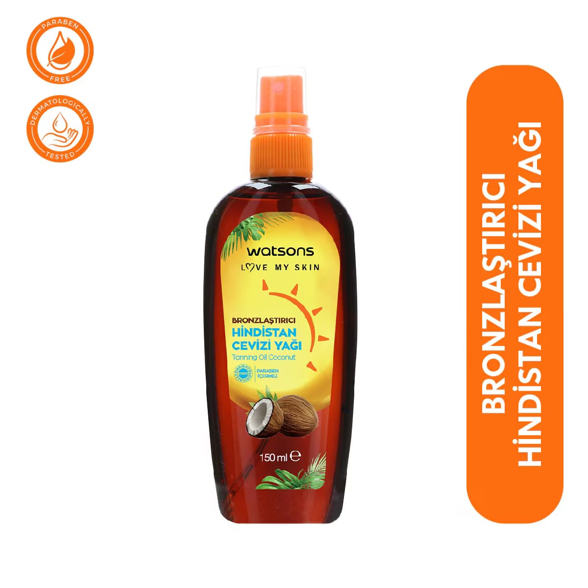 Watsons Bronzlaştırıcı Sprey Hindistan Cevizi 150 ml