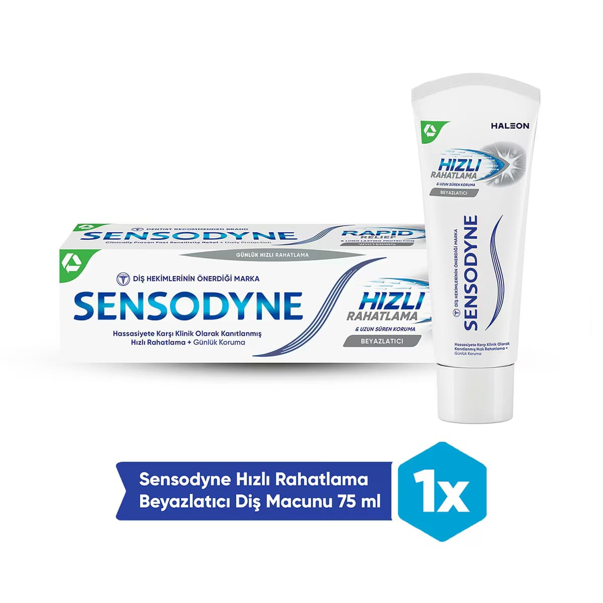 Sensodyne Hızlı Rahatlama Diş Macunu Beyazlatıcı 75 ml
