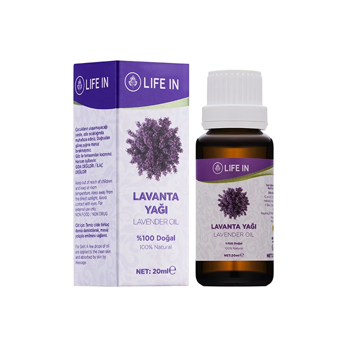 Life In Lavanta Yağı 20 ml - Gratis