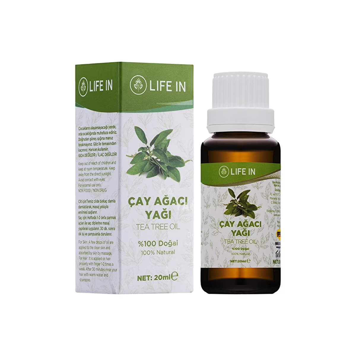 Life In Çay Ağacı Yağı 20 ml - Gratis