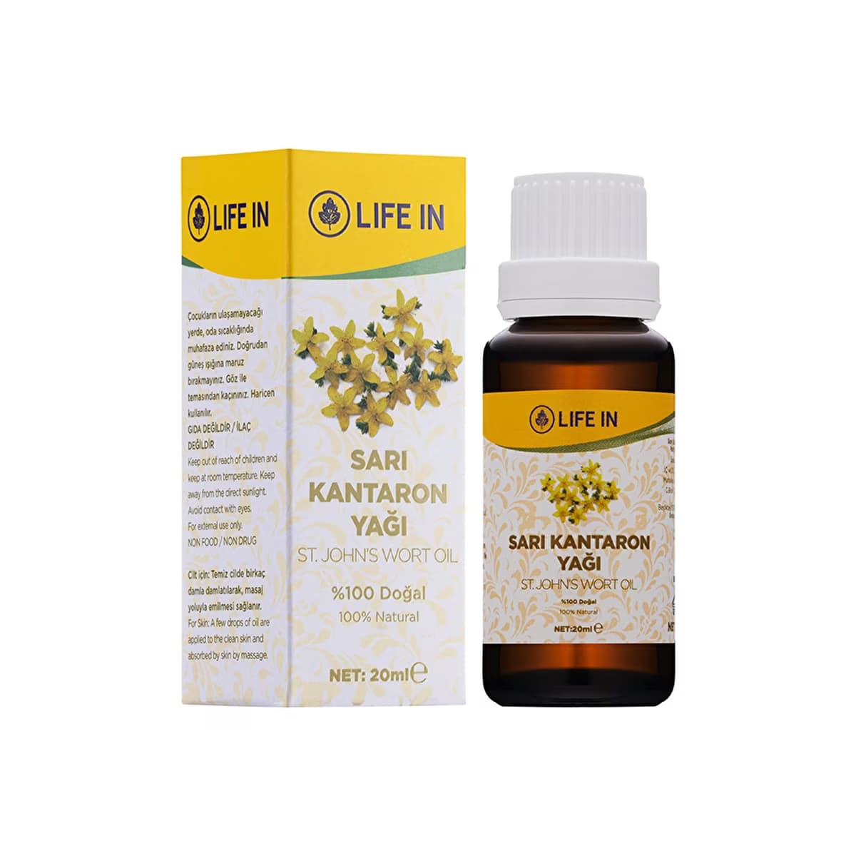 Life In Sarı Kantaron Yağı 20 ml - Gratis