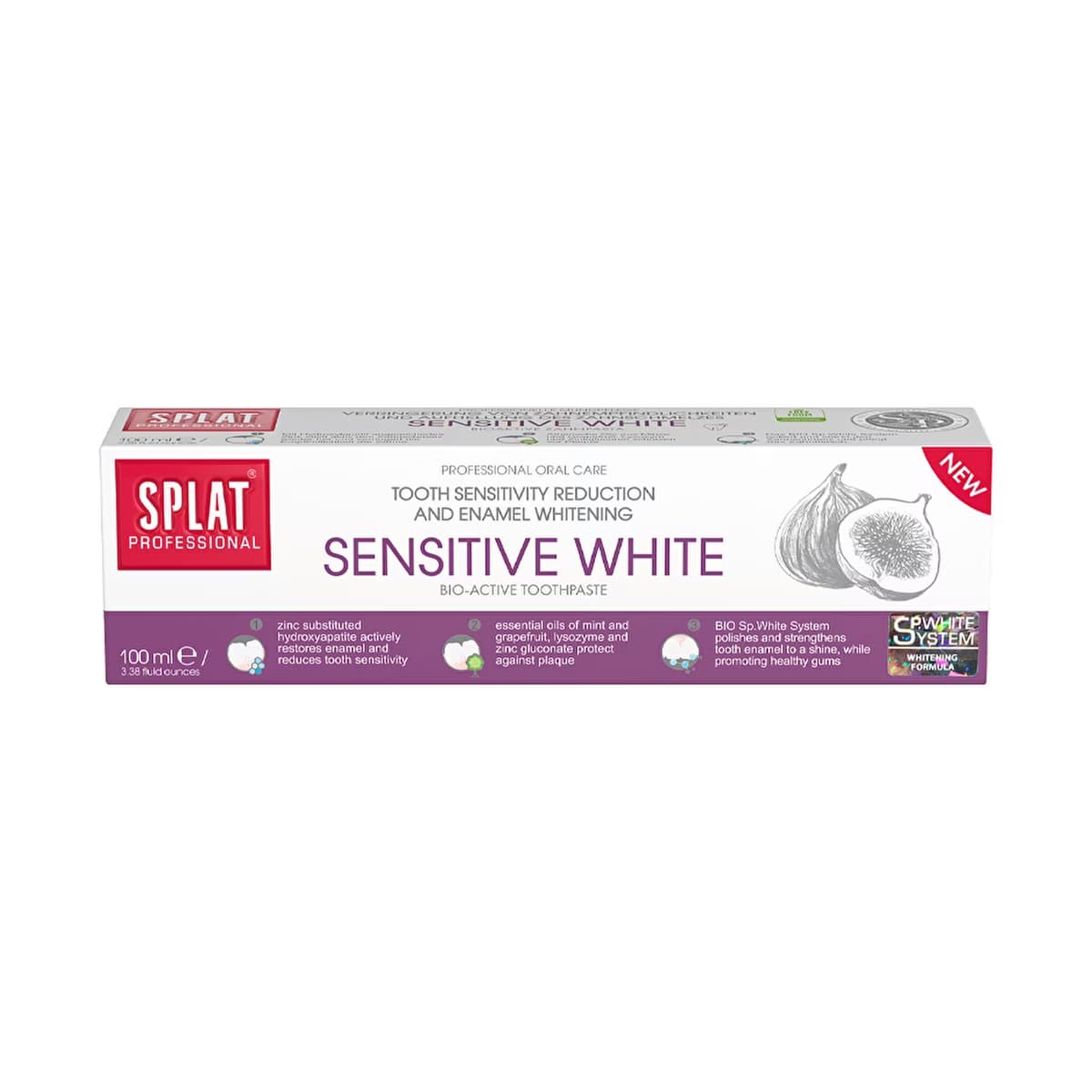 Splat Professional Sensitive White Hassas Dişler Diş Macunu 100 ml - Gratis